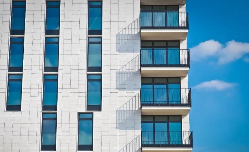 Photo of a commercial office building